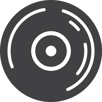 record illustration in minimal style png
