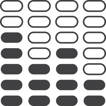 Volume levels illustration in minimal style png