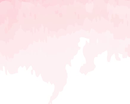 Soft pink watercolor background for love festival decoration vector