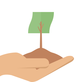 giving hand plant trees activities for enviromental protection png