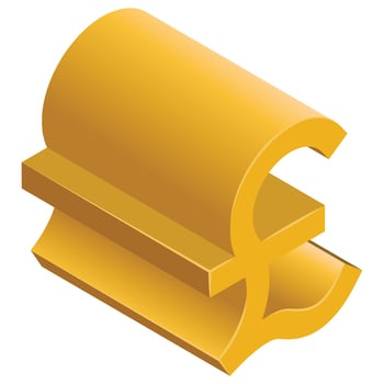 Pound - Isometric 3d illustration. vector