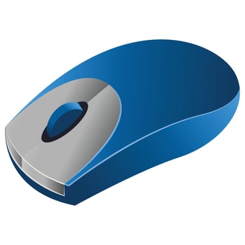 Mouse - Isometric 3d illustration. vector