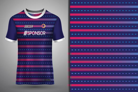 Sports jersey design for sublimation vector