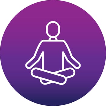Meditation Vector Icon