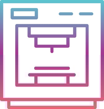 3d Printer Vector Icon