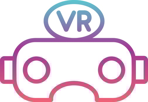 Virtual Reality Glasses Vector Icon