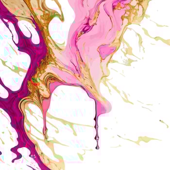 Pink and Gold Alcohol Ink Marble Texture vector