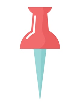 red pin design vector