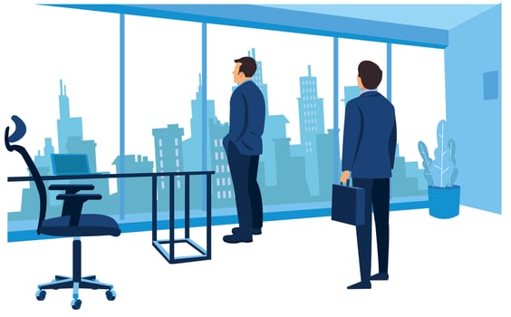 Office people teamwork concept. Communication and brainstorming. Colorful flat illustration. vector