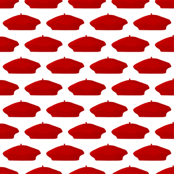 colored pattern hats beret, beautiful caps png