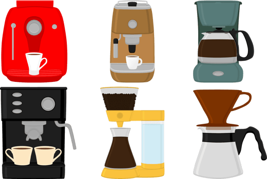 Various sweet tasty natural coffee png