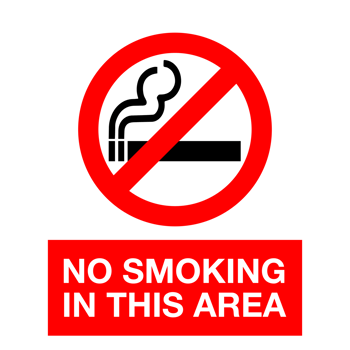No Smoking Area Sign Symbol on Transparent Background png