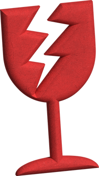 fragile icon 3d png