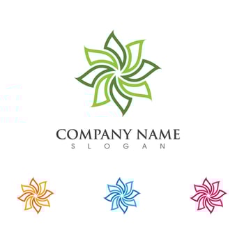 flower vector icon design
