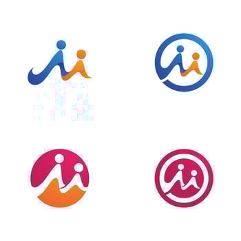 Community, network and social icon vector