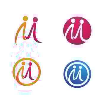 Community, network and social icon vector
