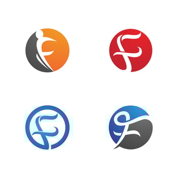 F Letter vector icon