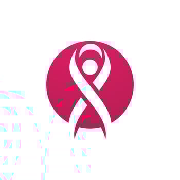 Red ribbon Vector illustration