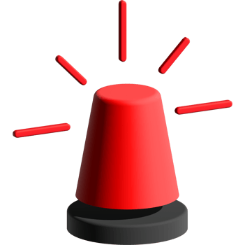 alarm sirene illustration 3d png