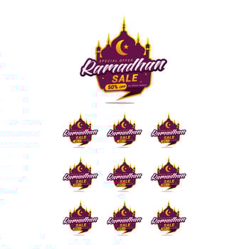 Ramadhan Sale Design Vector Template