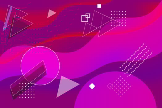 Purple geometric abstract background free vector