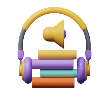 Podcast Audiobook 3d png