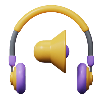 Headphones icon 3d png