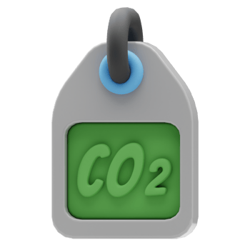 3d Illustration carbon dioxide png
