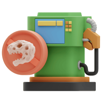 3d Illustration fossil fuels Renewable Energy png