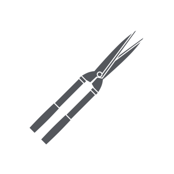 Long Grass Scissors Construction Tools Equipment Device Icon Set Collection Black Solid png