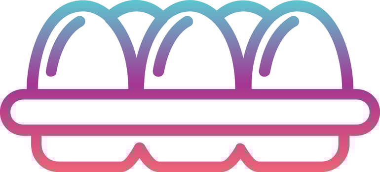 Eggs Vector icon