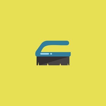 cleaning tools flat illustration vector
