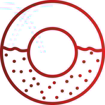 Donut Vector icon