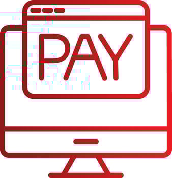 Online Payment Vector icon