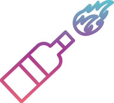 Molotov Cocktail  Vector Icon