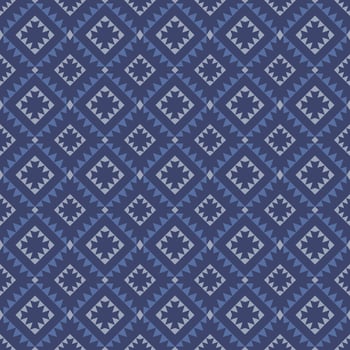 Geometric ethnic pattern with square triangle diagonal abstract ornament design for clothing fabric textile printing, handcraft, embroidery, carpet, curtain, batik, wallpaper wrapping, vector seamless