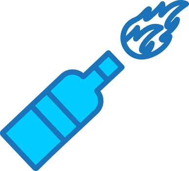 Molotov Cocktail  Vector Icon