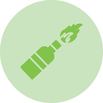 Molotov Cocktail  Vector Icon