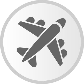 Plane  Vector Icon