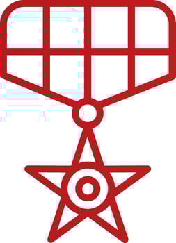 Medal  Vector Icon