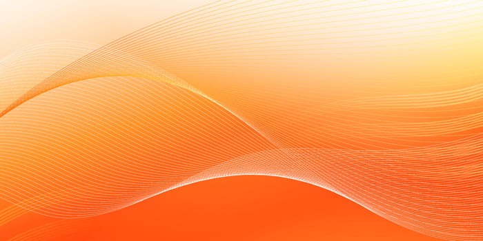 Abstract geometric white and orange color background with modern wavy line, wave element pattern. Vector illustration.