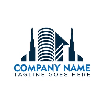 Real Estate logo with vector format.