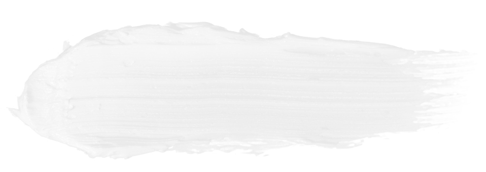 Face or body white cream smear stroke png