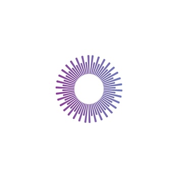 sound wave ilustration logo vector