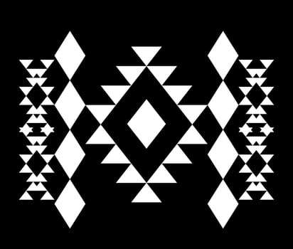 black and white geometric background vector