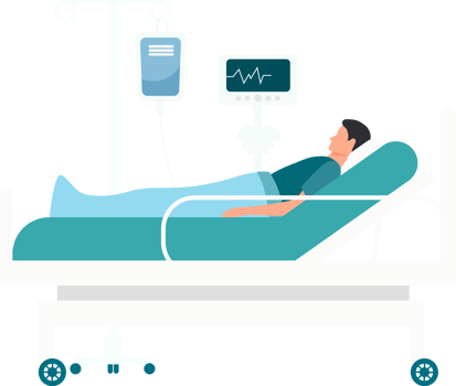 Patient in hospital png