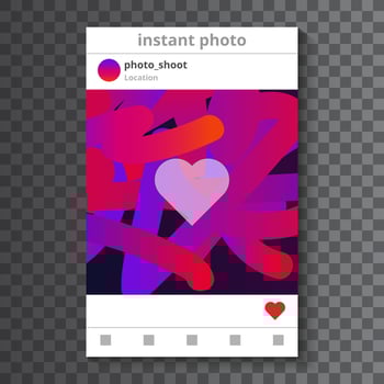 Cover photo application vector