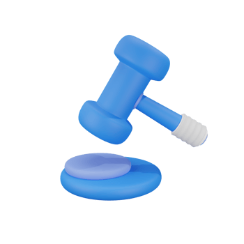 Auction 3D Illustration png