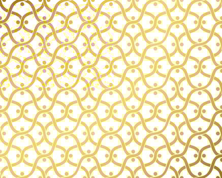 Gold islamic traditional ornament. Royal. Vector illustration