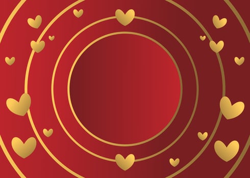 red background banner for celebrating valentine's day vector